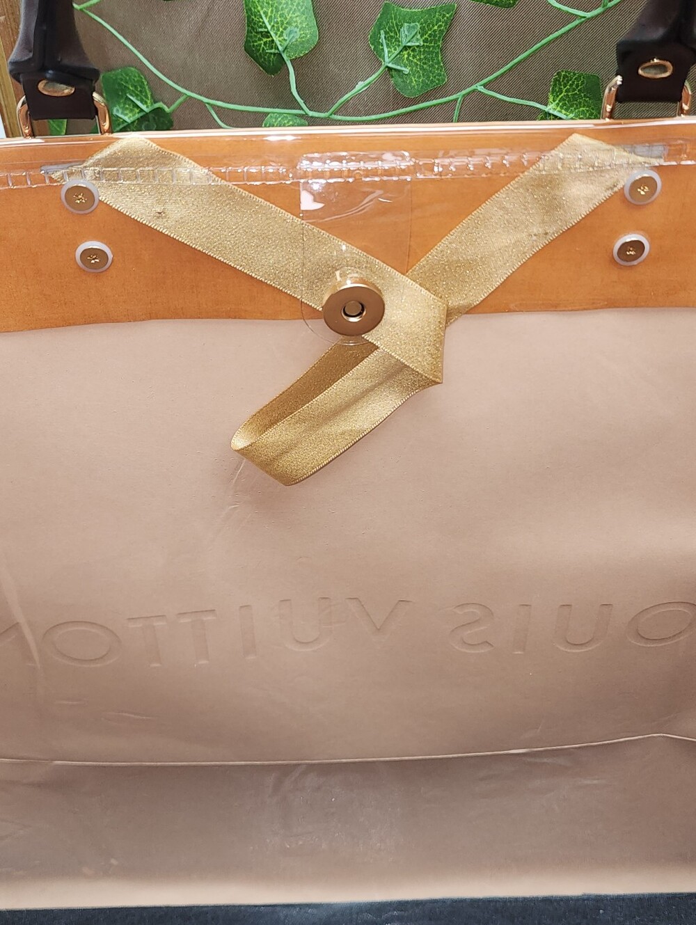 Authentic Louis Vuitton Shopping Bag In PVC Tote - Picture 11 of 12